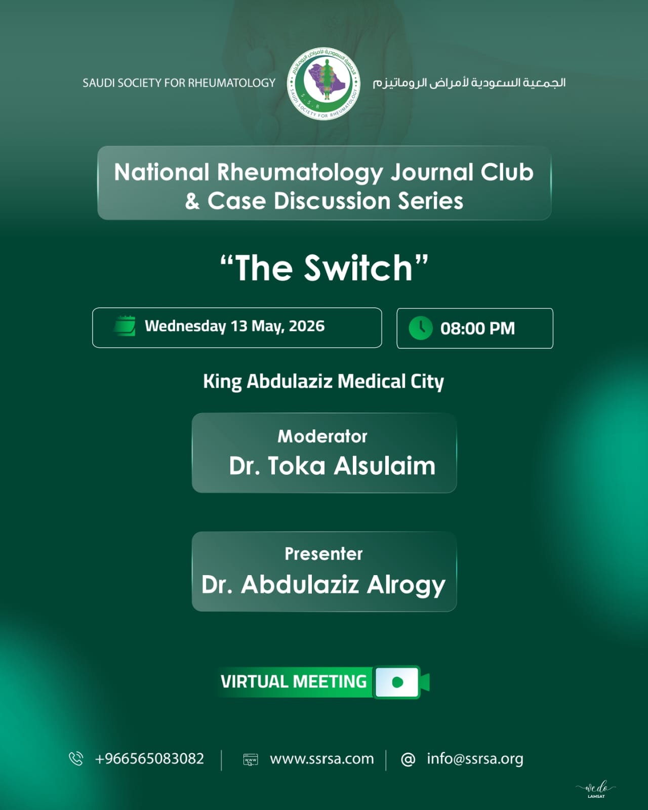 National Rheumatotlogy Journal Club & Case Discussion Series